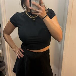 Reformation Edda Silk skirt